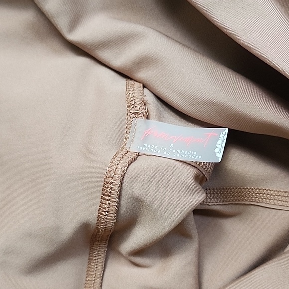 FP Movement Beige Pink Ankle Leggings Size S - Picture 4 of 6